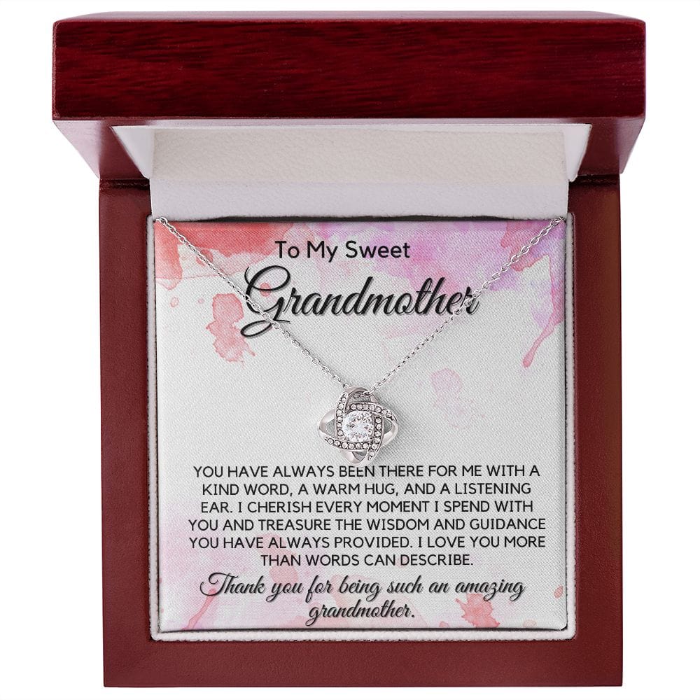 Grandmother Gift | To My Grandmother Necklace Grandparents Day Birthday From Granddaughter Grandson