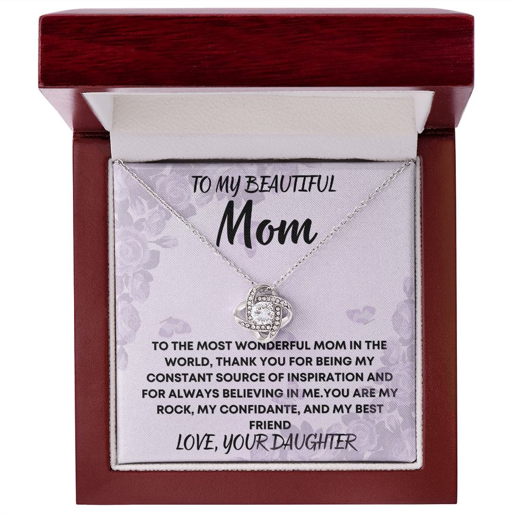 Gift For Mom | Necklace From Daughter, To Mom, Bonus Mom, Mother In Law, Mothers Day, Birthday
