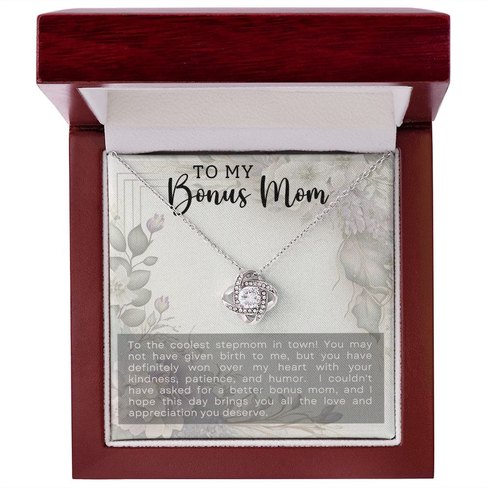 Gift To Bonus Mom | Necklace gift To Stepped Up Mom, From Daughter Son, Mothers Day, Birthday