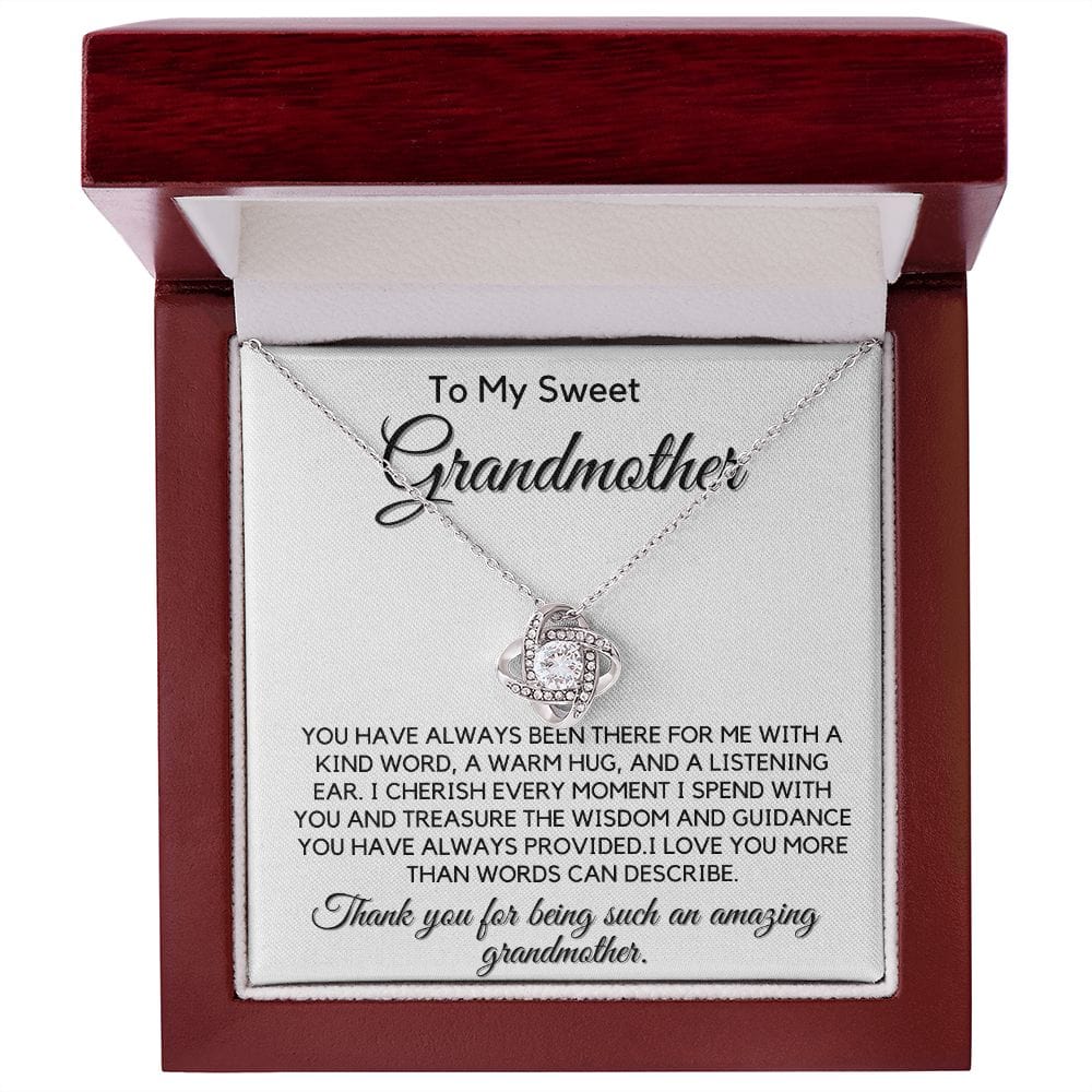 Grandmother Gift | To My Grandmother Necklace Grandparents Day Birthday From Granddaughter Grandson