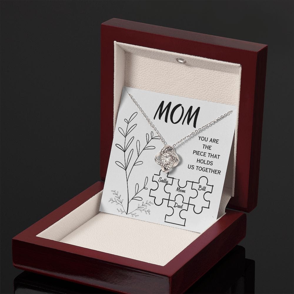 Mom Gift | Puzzle Piece Personalized Family Gift, Mothers Day, Birthday, From Family