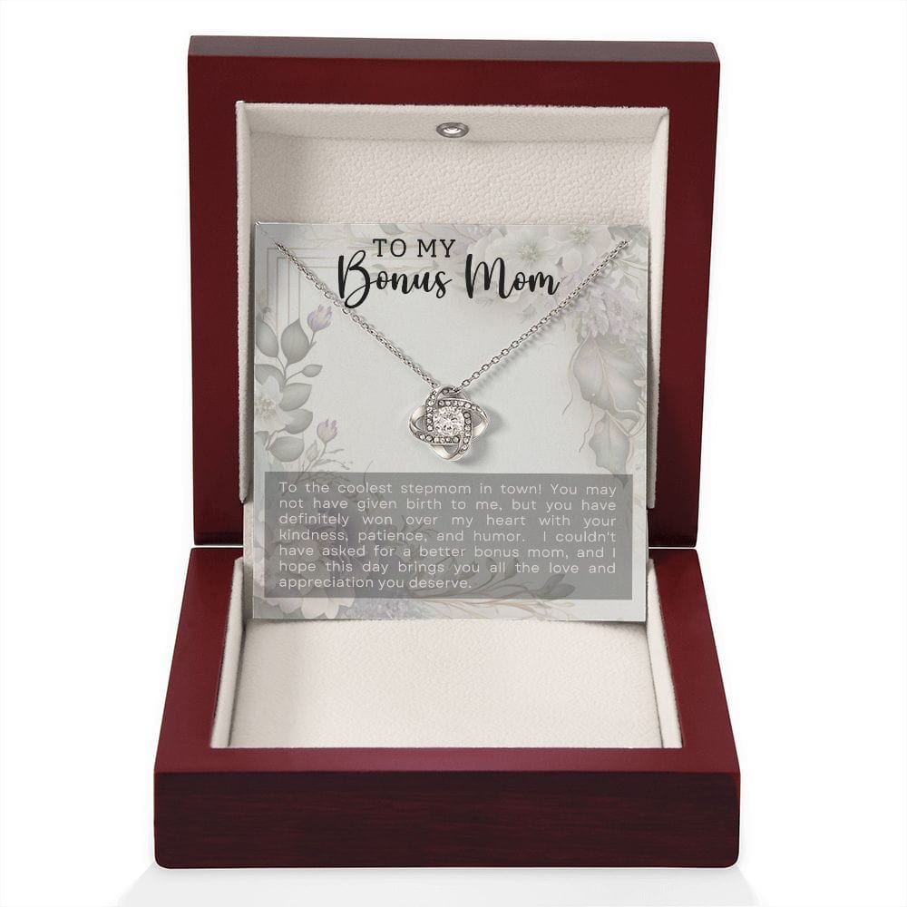 Gift To Bonus Mom | Necklace gift To Stepped Up Mom, From Daughter Son, Mothers Day, Birthday