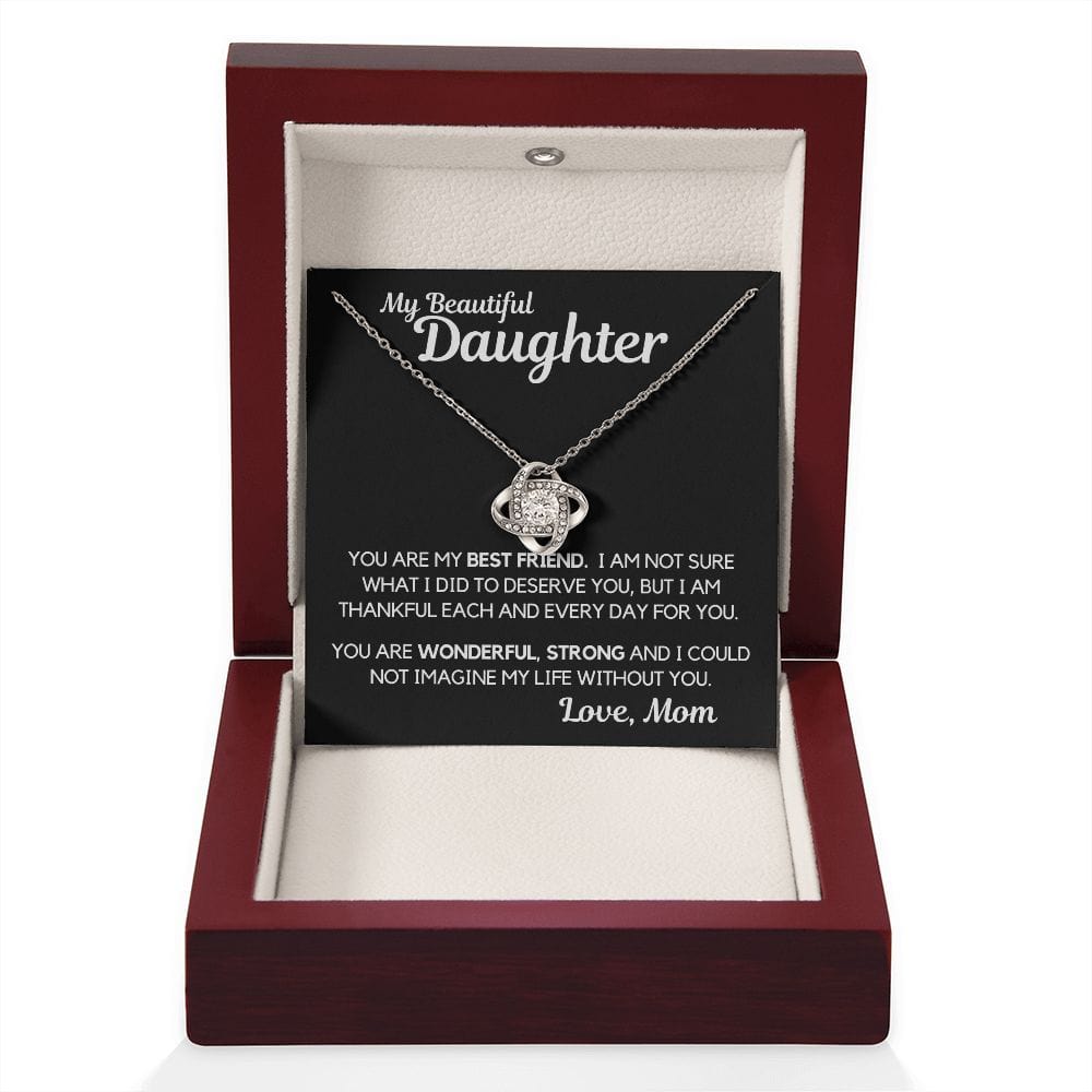 Daughter Gift | Necklace from Mom, To my Beautiful Daughter, Birthday, Graduation