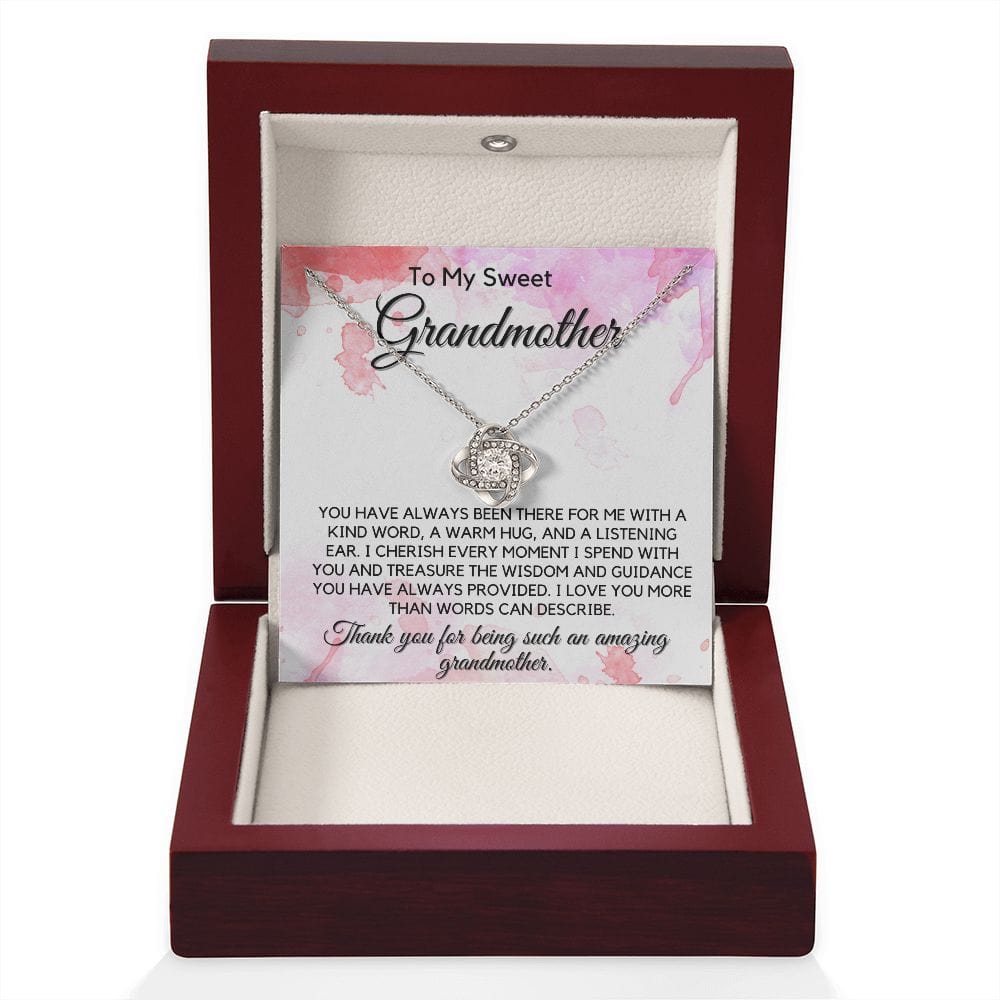 Grandmother Gift | To My Grandmother Necklace Grandparents Day Birthday From Granddaughter Grandson