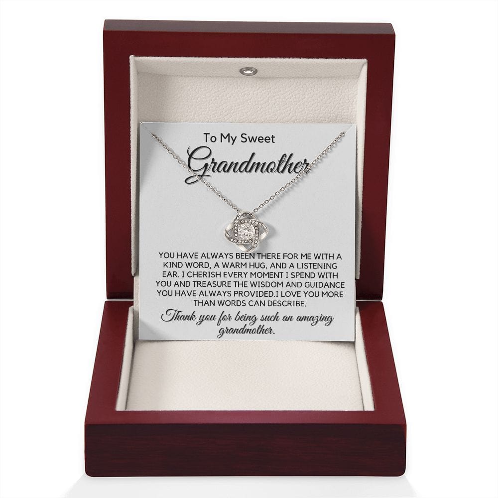 Grandmother Gift | To My Grandmother Necklace Grandparents Day Birthday From Granddaughter Grandson