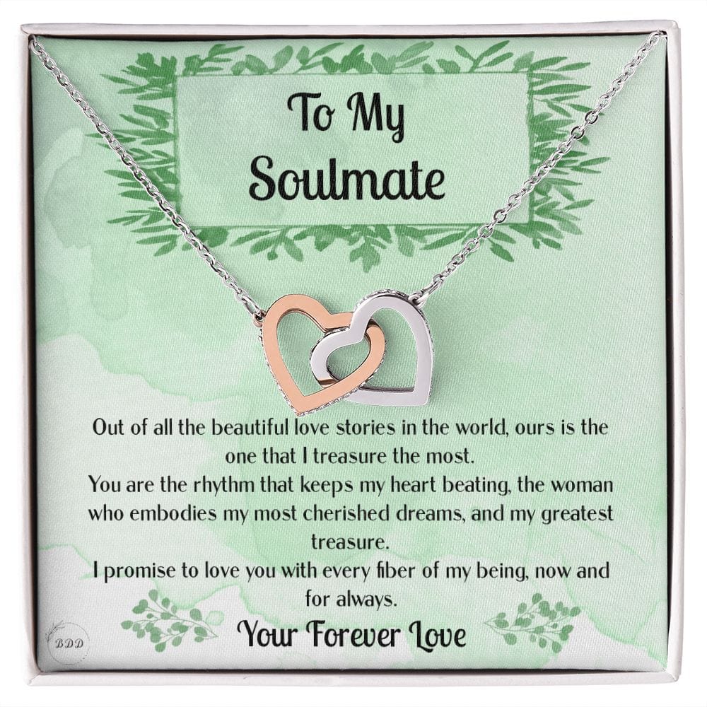Soulmate Gift | Necklace To My Wife, Partner, Birthday, Anniversary Gift, Mothers Day