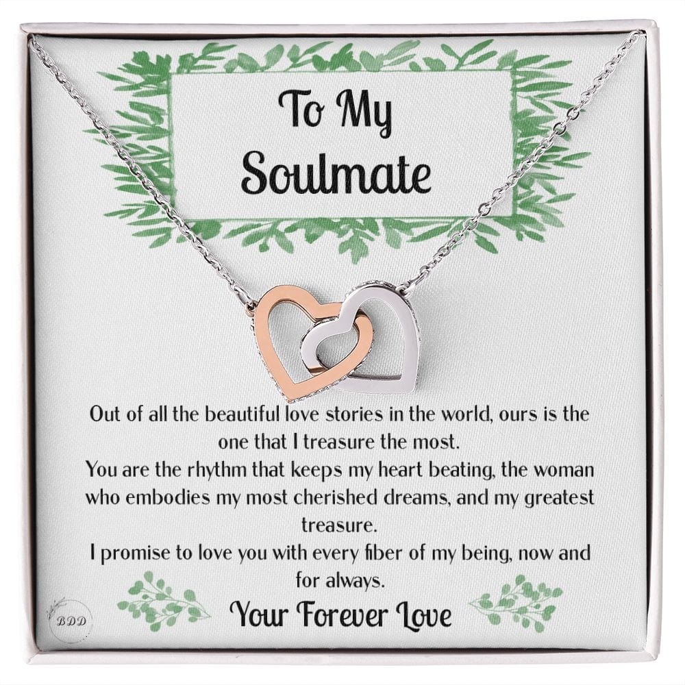 Soulmate Gift | Necklace To My Wife, Partner, Birthday, Anniversary Gift, Mothers Day