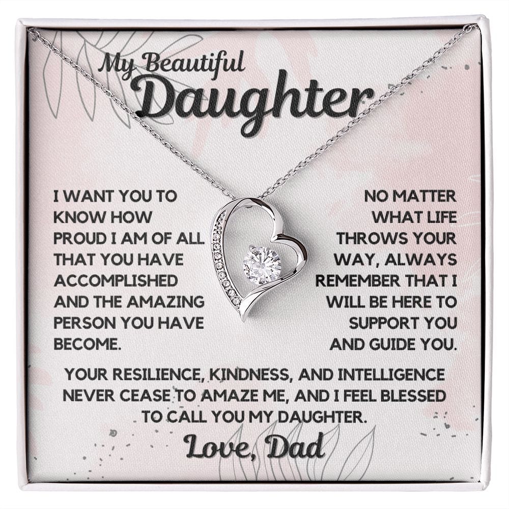 Gift For Daughter | From Dad, Father, Daddy's Little Girl, Stepped Up Dad, Graduation, Mothers Day, Birthday