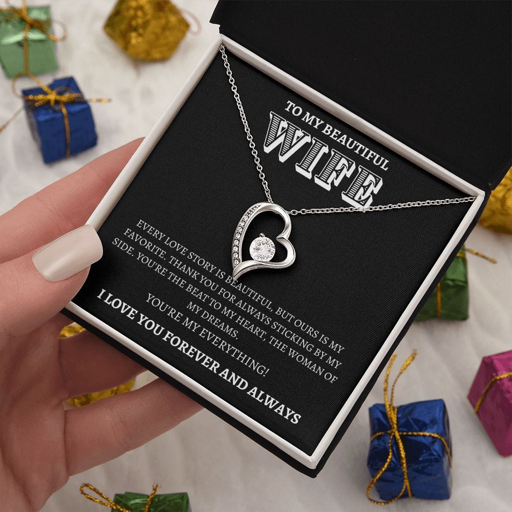 Wife Gift | To My Wife, Soulmate, Partner, Forever Love Necklace
