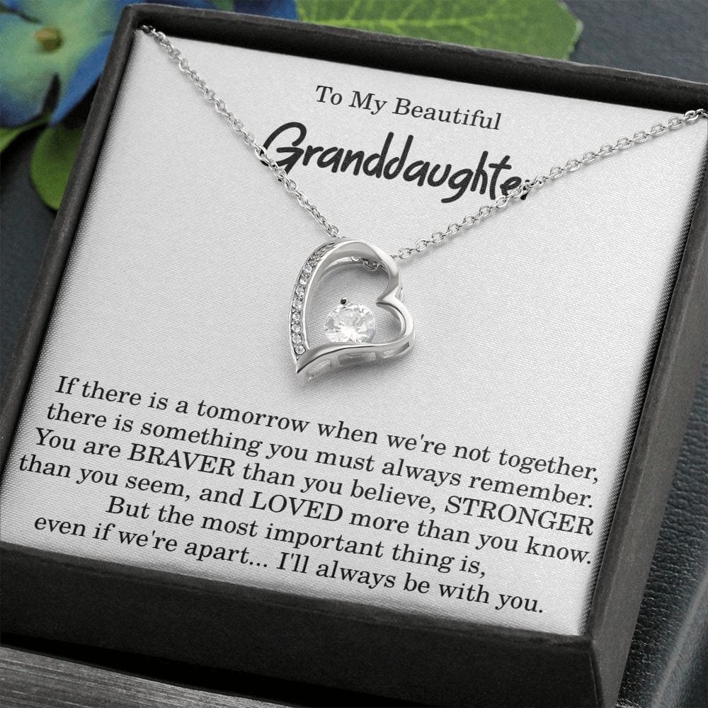 Granddaughter Gift | To My Beautiful Granddaughter, From Grandma, Grandmother, Papa, Grandfather, Birthday, Wedding Gift