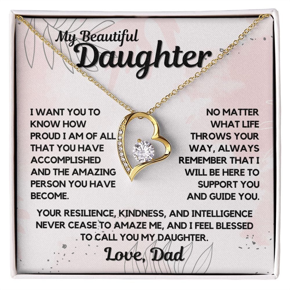 Gift For Daughter | From Dad, Father, Daddy's Little Girl, Stepped Up Dad, Graduation, Mothers Day, Birthday