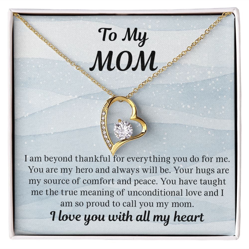 Mom Gift - My Hero from Daughter Gift from Son Necklace