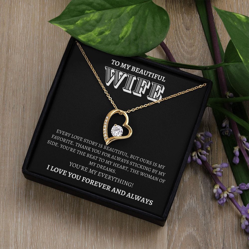 Wife Gift | To My Wife, Soulmate, Partner, Forever Love Necklace