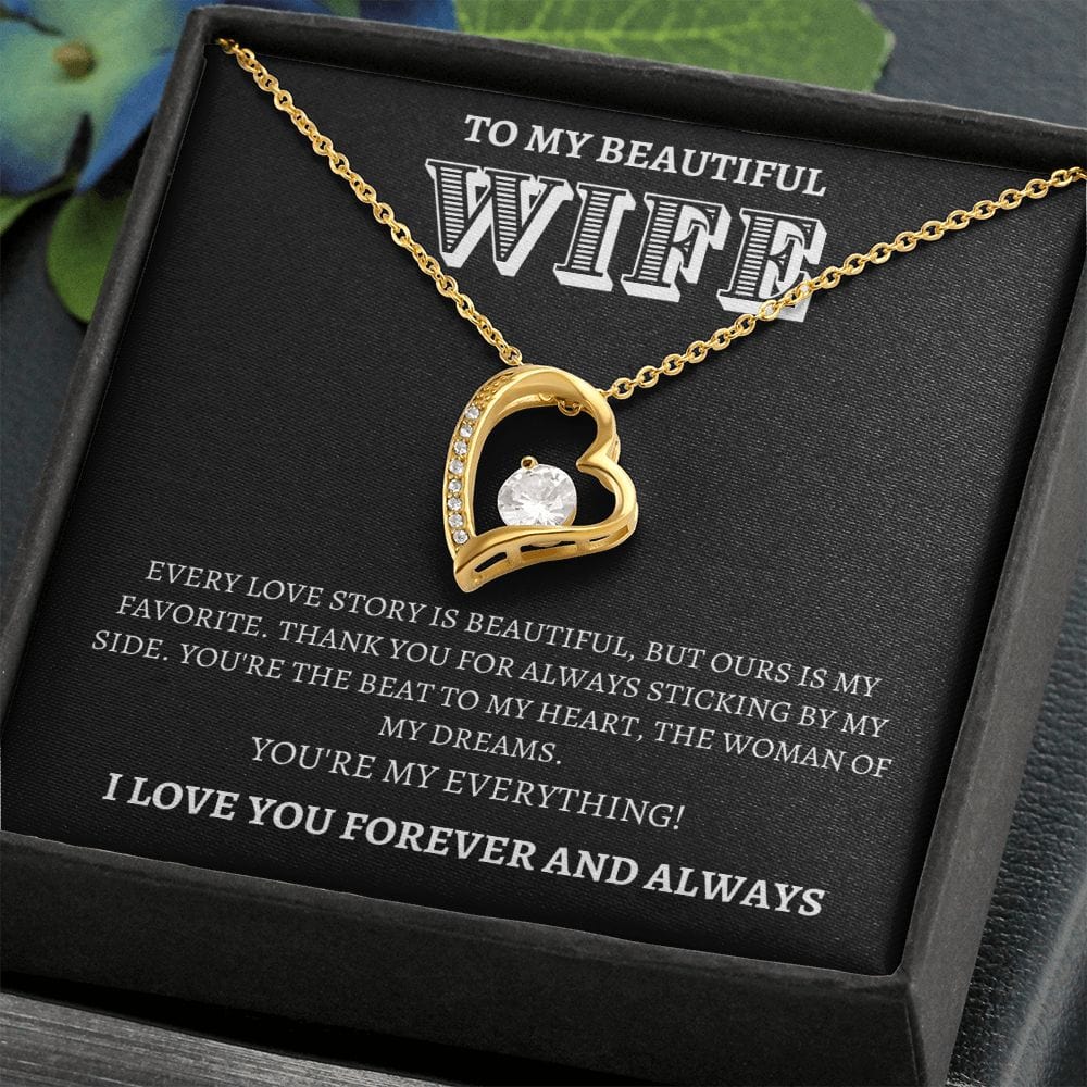 Wife Gift | To My Wife, Soulmate, Partner, Forever Love Necklace