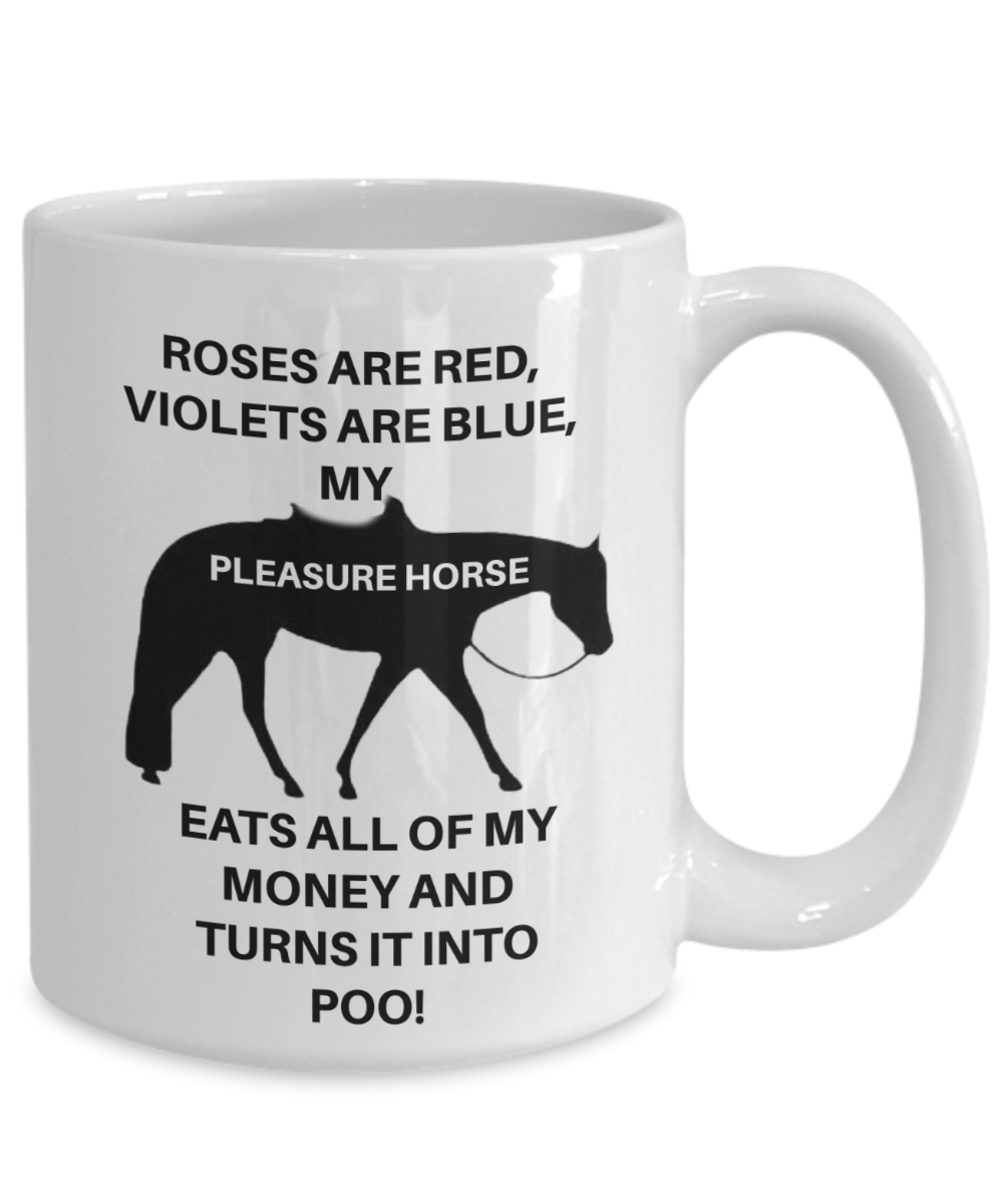 Coffee Mug Pleasure Horse Show Horse Western Pleasure Cup Horse Lover Gift