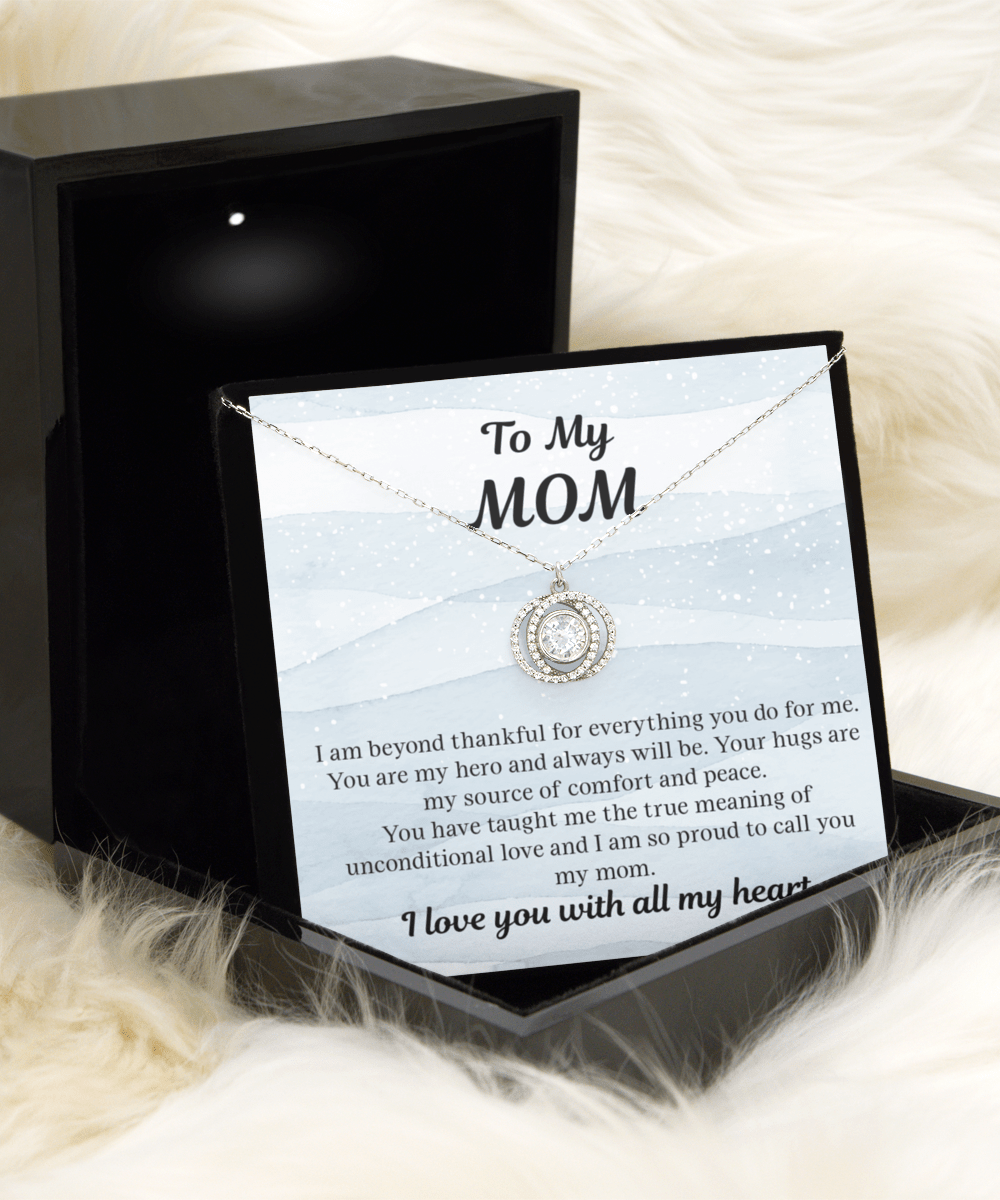 Gift For Mom | Necklace To Mom From Daughter, From Son, Forever Love, Birthday, Mothers Day
