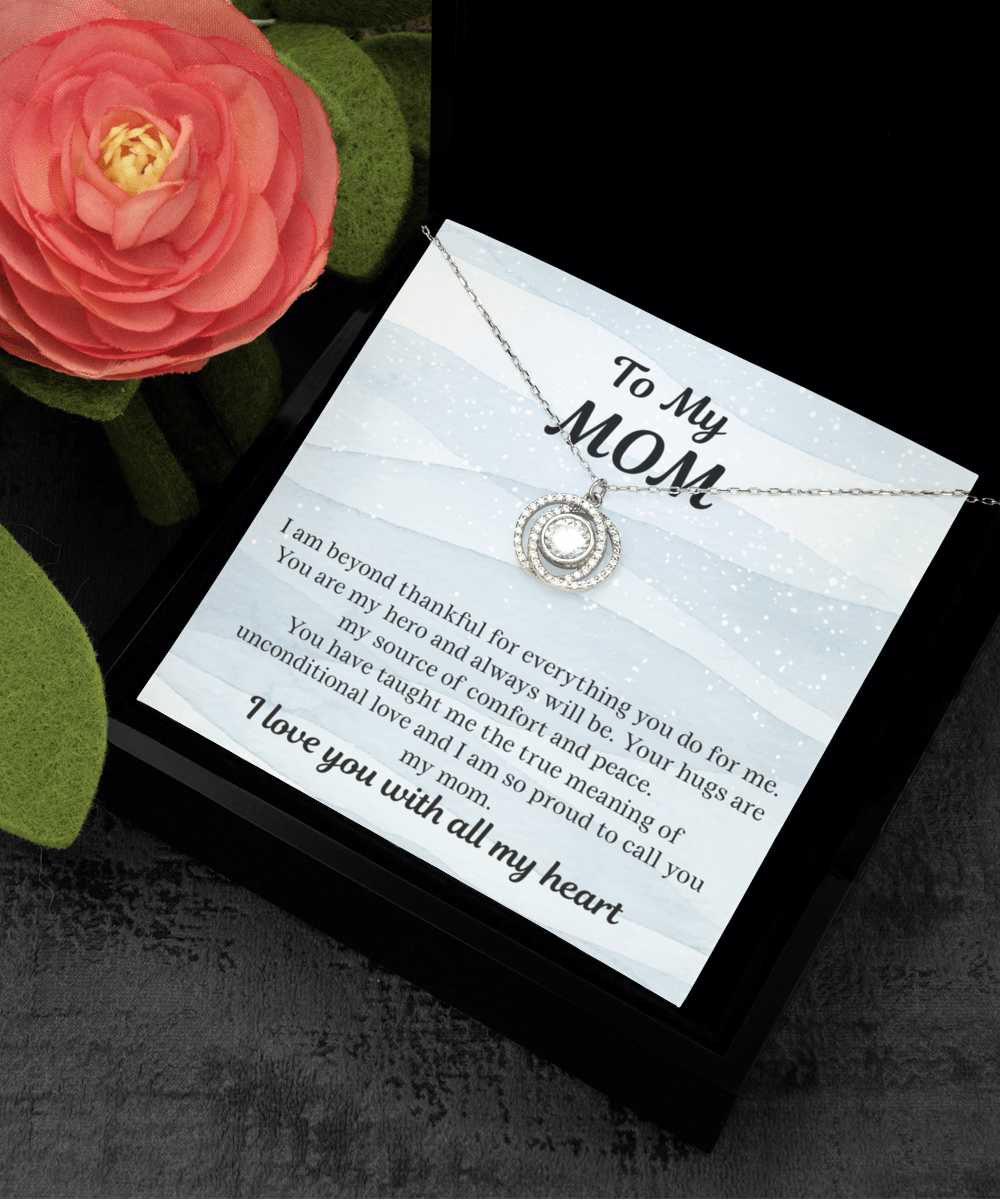 Gift For Mom | Necklace To Mom From Daughter, From Son, Forever Love, Birthday, Mothers Day