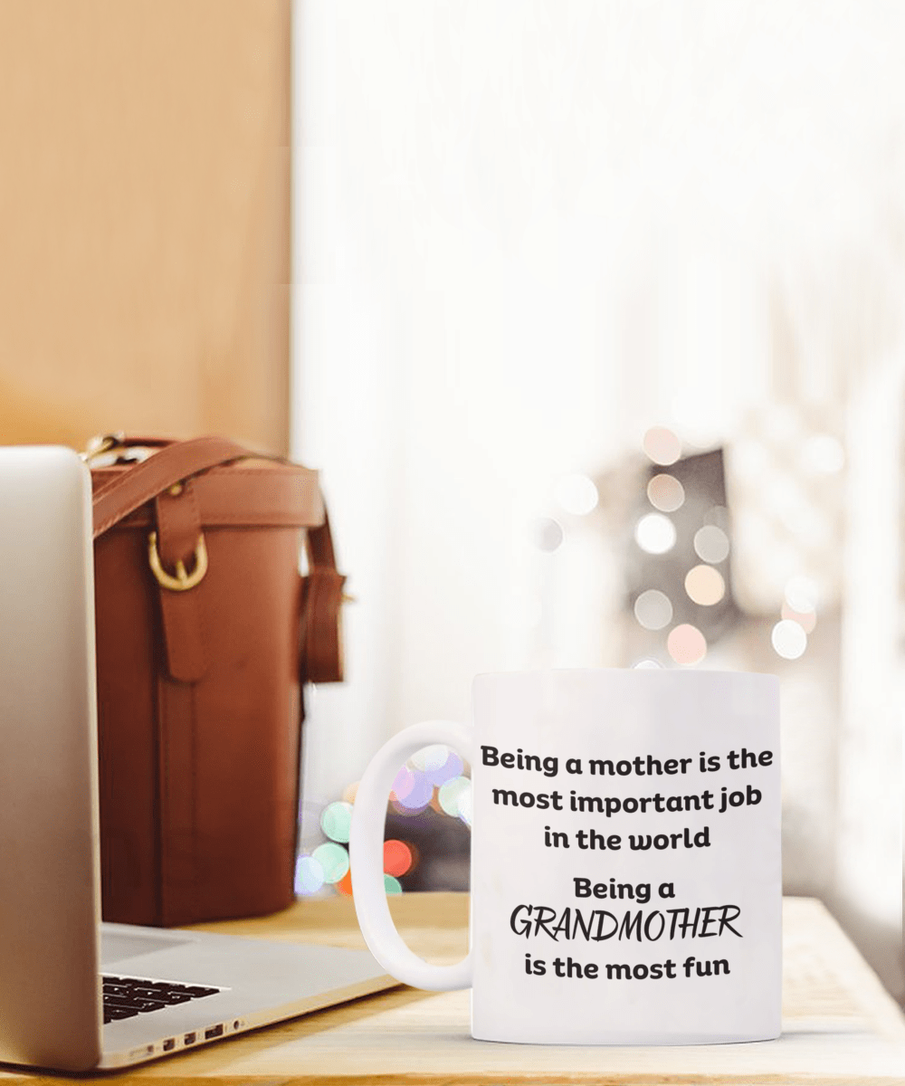 Grandmother Fidt | Love being a grandma, Funny Coffee Te Mug Cup Grandparents Day, Birthday, Mothers Day
