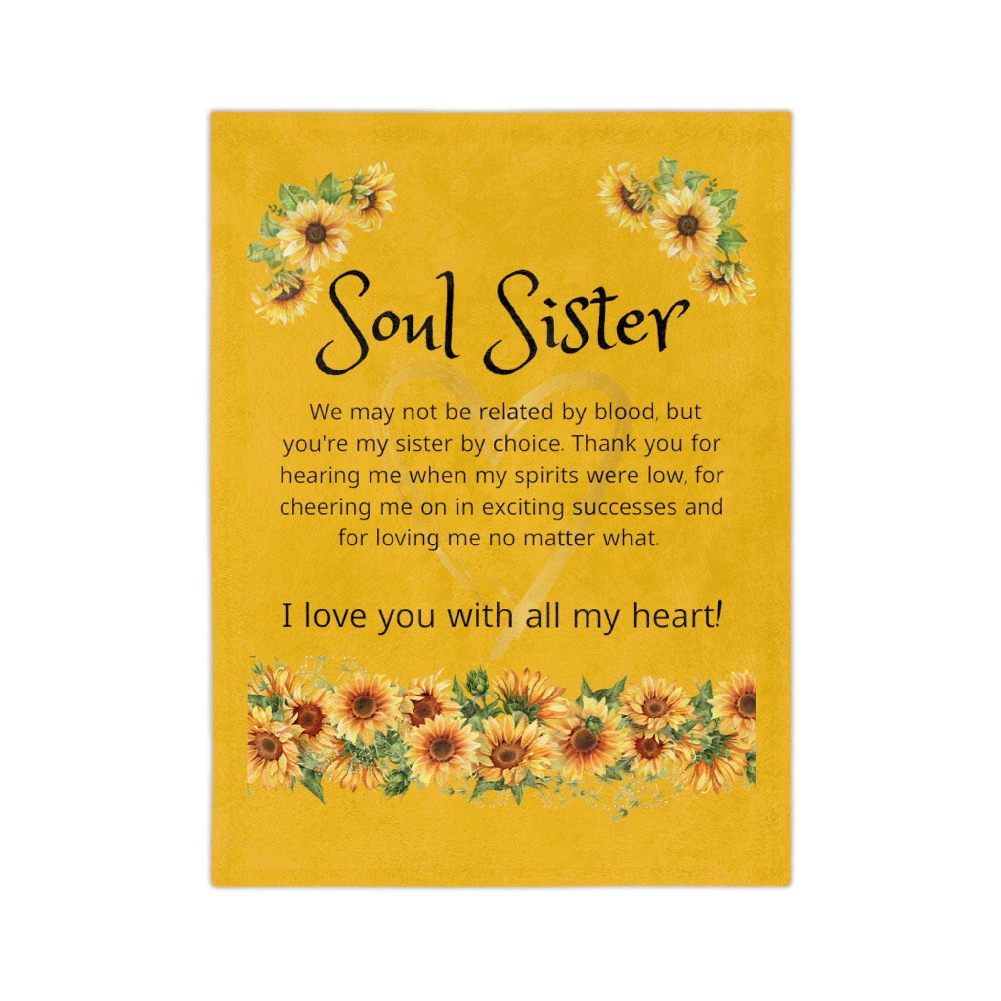 Soul discount sister blanket