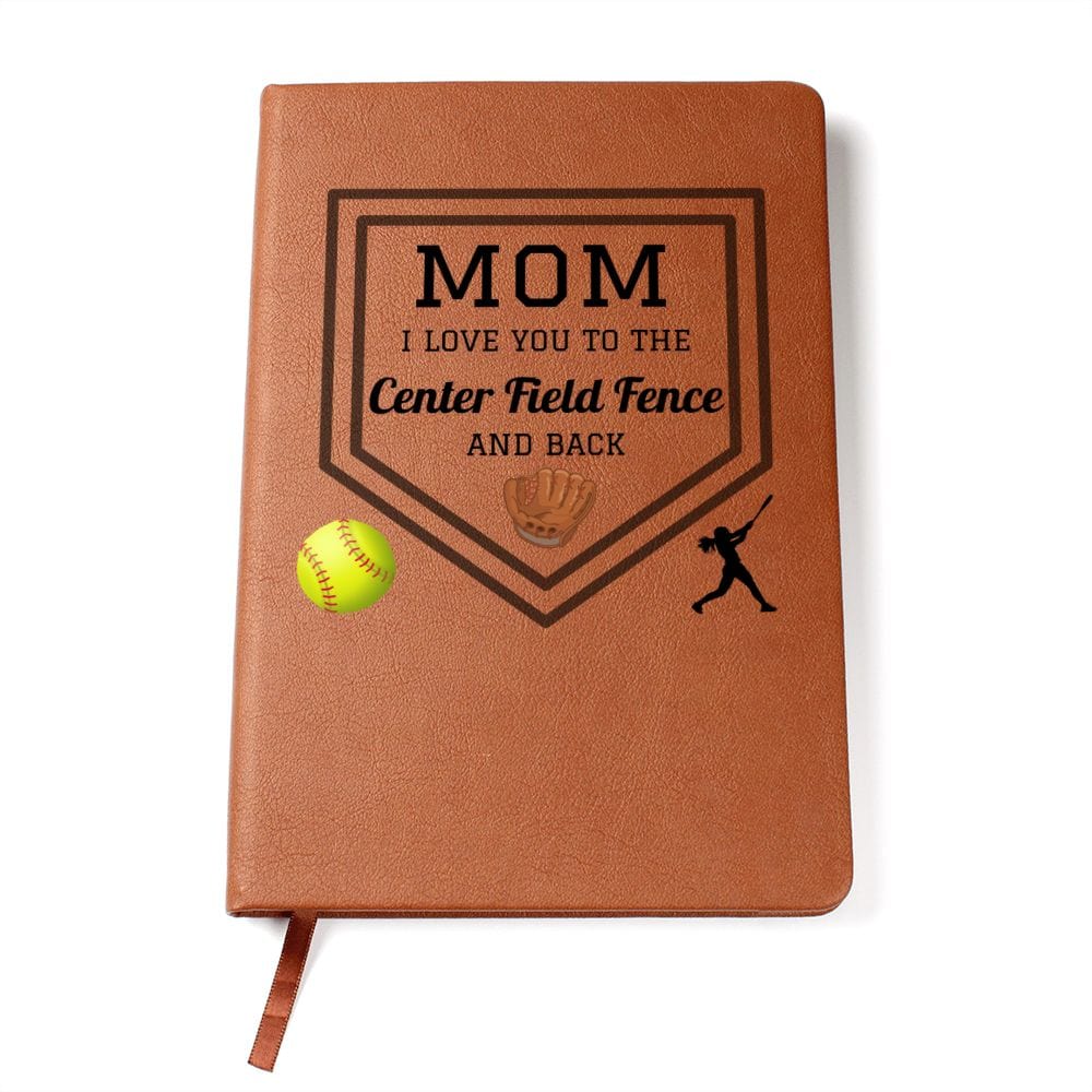 Mom Gift | Journal For My Mother, Softball Mom, Sports fan, From Kids, Vegan Leather, Birthday, Just Because