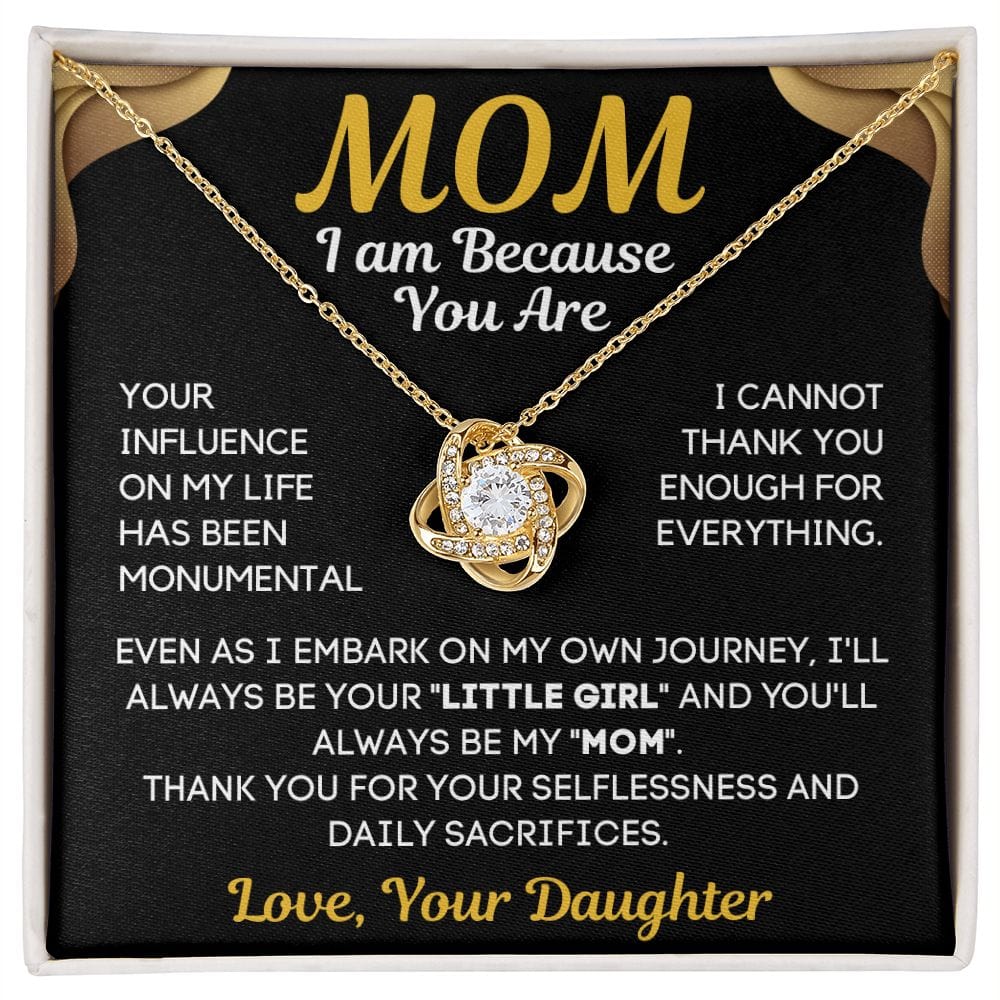 Mom Gift | To Mother From Daughter Necklace, Mothers Day, Birthday