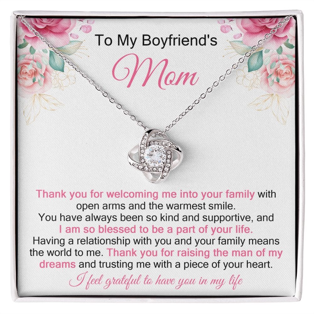 Boyfriend's Mom Gift | Beautiful Boyfriend Mom Necklace, Future Mother In Law, Birthday, Mothers Day