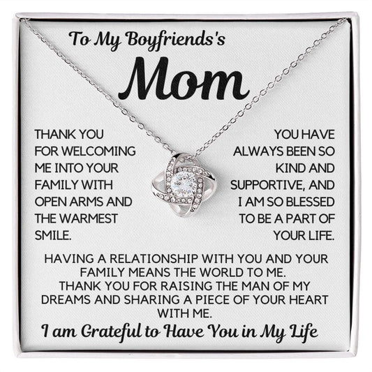 To My Boyfriend's Mom | Loving Necklace Gift, Future Mother In Law, Mothers Day, Birthday From Girlfriend