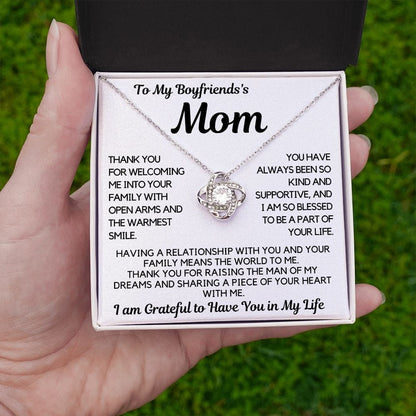 To My Boyfriend's Mom | Loving Necklace Gift, Future Mother In Law, Mothers Day, Birthday From Girlfriend