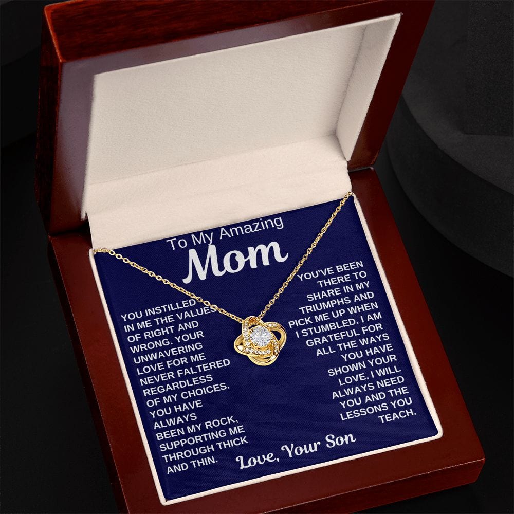 Mom Gift | From Son, Necklace for Mother, Son In Law, Mothers Day, Birthday