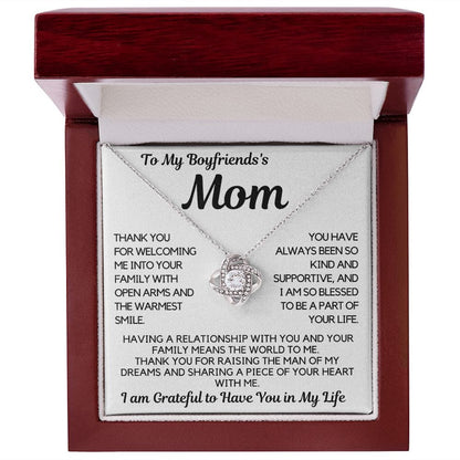 To My Boyfriend's Mom | Loving Necklace Gift, Future Mother In Law, Mothers Day, Birthday From Girlfriend