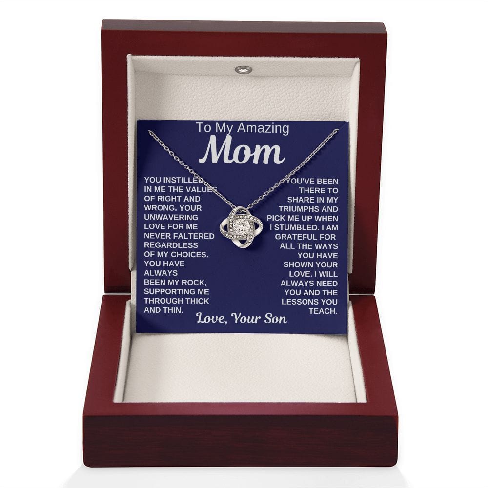 Mom Gift | From Son, Necklace for Mother, Son In Law, Mothers Day, Birthday