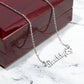 Dog Mom Gift | Personalized Name Necklace with Paw Print, God Lover, Mommy, Mothers Day Birthday