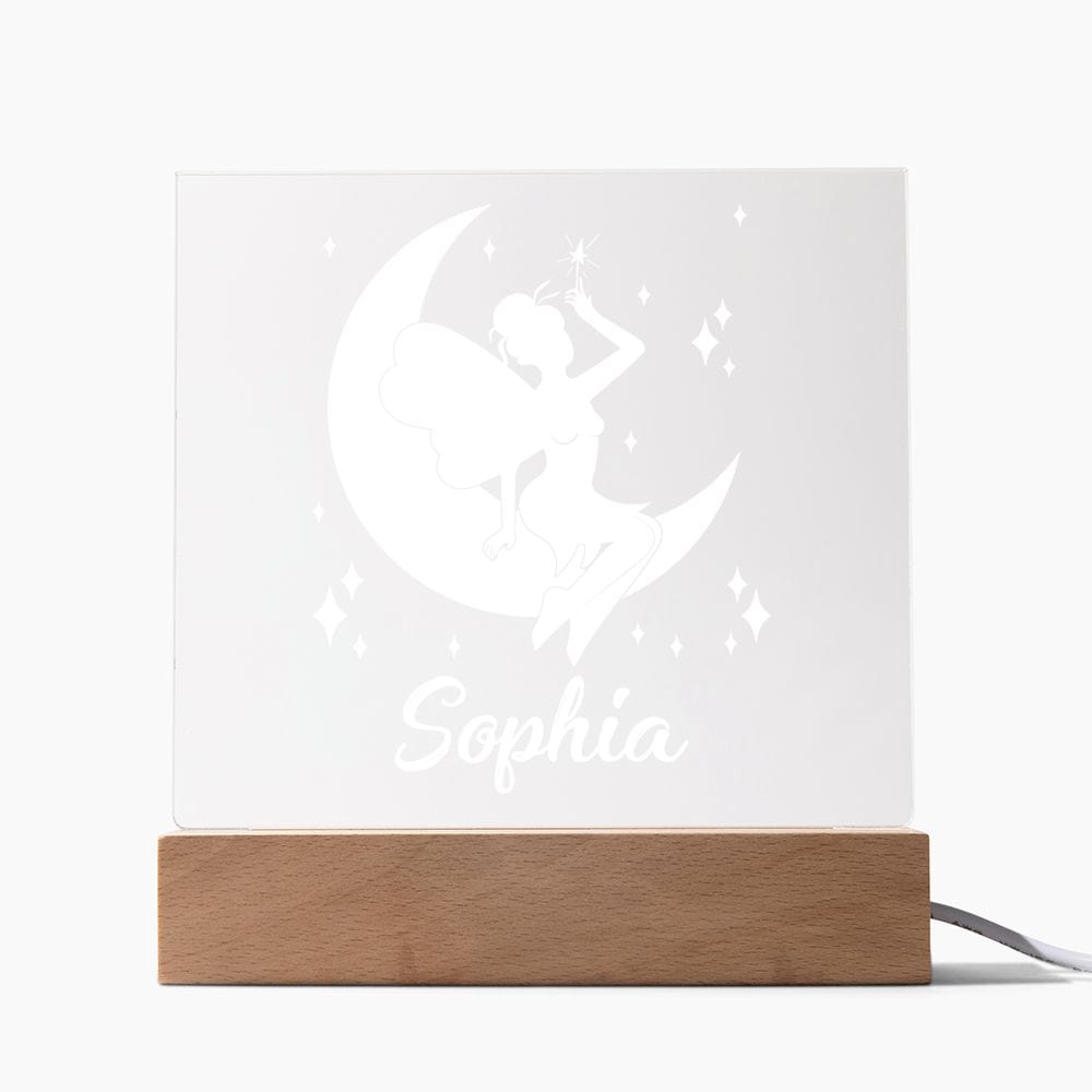 Night Lights | Fairy Custom Name Acrylics With Color Changing Light Up Option, Kids Room, Nursery, Baby Shower Gift, Birthday