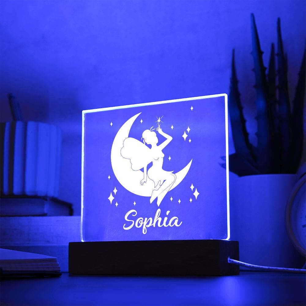 Night Lights | Fairy Custom Name Acrylics With Color Changing Light Up Option, Kids Room, Nursery, Baby Shower Gift, Birthday