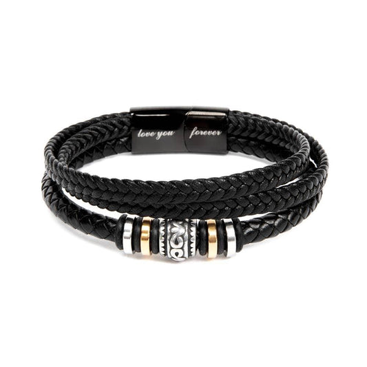 dad custom bracelet from son