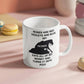 Rening horse mug, coffee mug, horse humor
