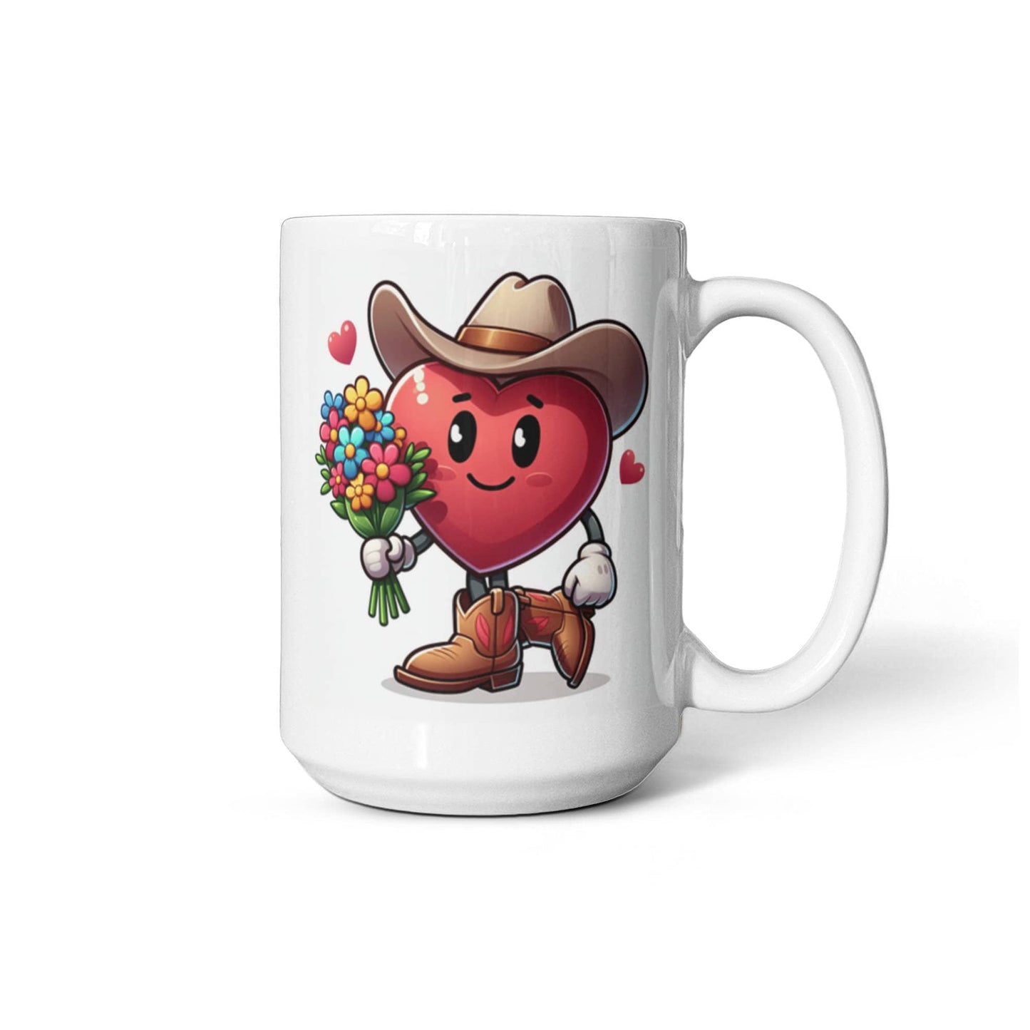 Cowboy Drink  Mug - funny, fun , Be Mine heart, rodeo, coffee, tea, valentines gift