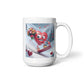 Snowboarder Drink Mug - funny, fun , Be Mine heart, Snowboard, love, coffee, tea, valentines gift