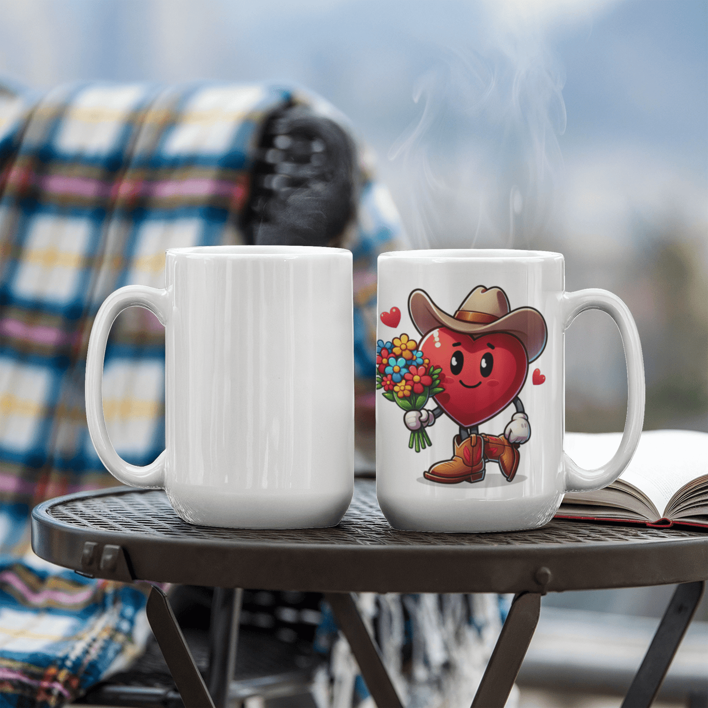 Cowboy Drink  Mug - funny, fun , Be Mine heart, rodeo, coffee, tea, valentines gift