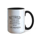 Retired Grandparent, funny mug from grandkids