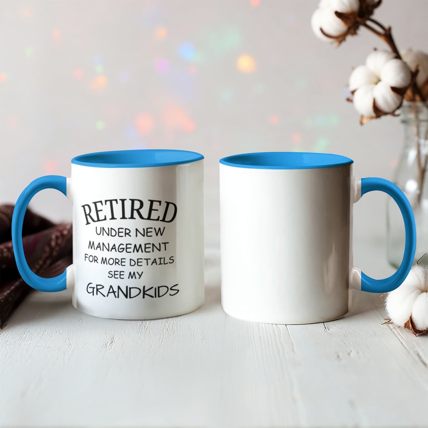 Retired Grandparent, funny mug from grandkids