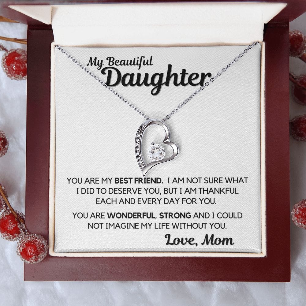 Daughter Gift | From Mom, To My Beautiful Daughter, Birthday, Graduation