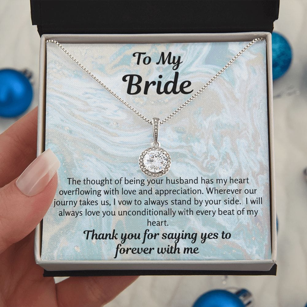 Bride Gift | To Bride From Groom, Wife To Be, Future Wife, Fiance Necklace, From Future Husband, Soon To Be Wife