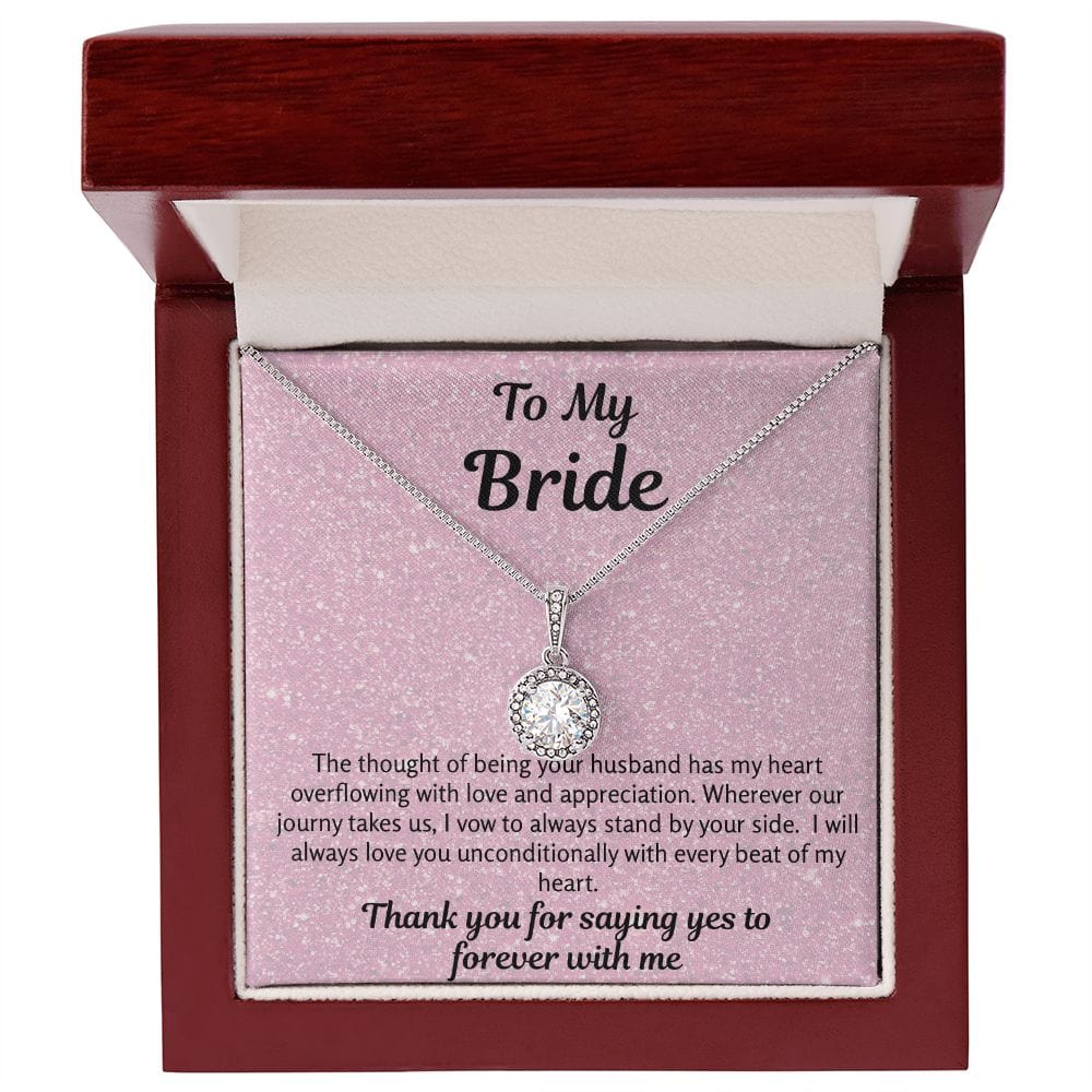 Bride Gift | To Bride From Groom, Wife To Be, Future Wife, Fiance Necklace, From Future Husband, Soon To Be Wife