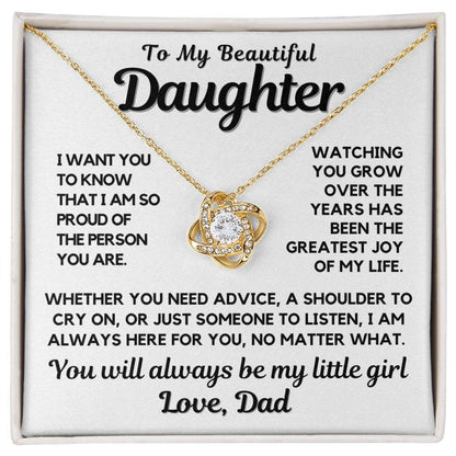 Daughter Gift | To My Beautiful Daughter, From Dad, Birthday, Graduation, Just Because