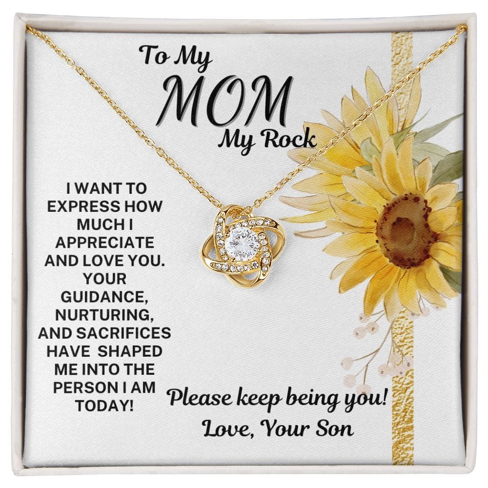Gift To Mom | From Son, Bonus Son, Necklace Mothers Day, Birthday