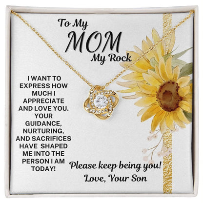 Gift To Mom | From Son, Bonus Son, Necklace Mothers Day, Birthday