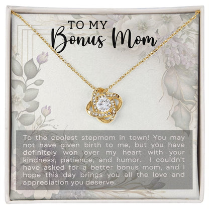 Gift To Bonus Mom | Necklace gift To Stepped Up Mom, From Daughter Son, Mothers Day, Birthday