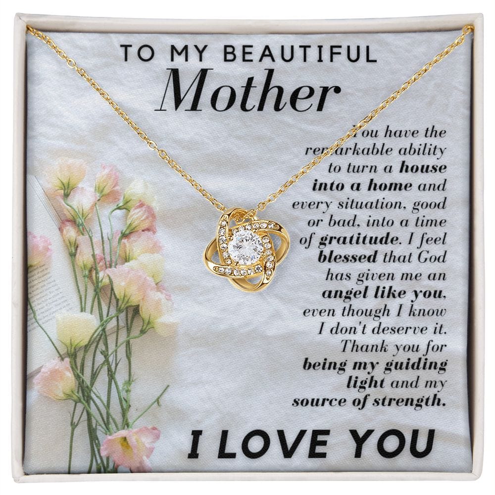 To My Mother | Necklace Gift For Mom, From Daughter, Son, Mothers Day, Birthday, Or Just Becasue