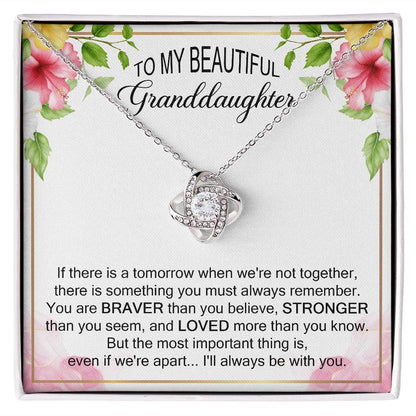 Granddaughter Gift - Necklace From Grandmother, Grandfather, Birthday, Graduation